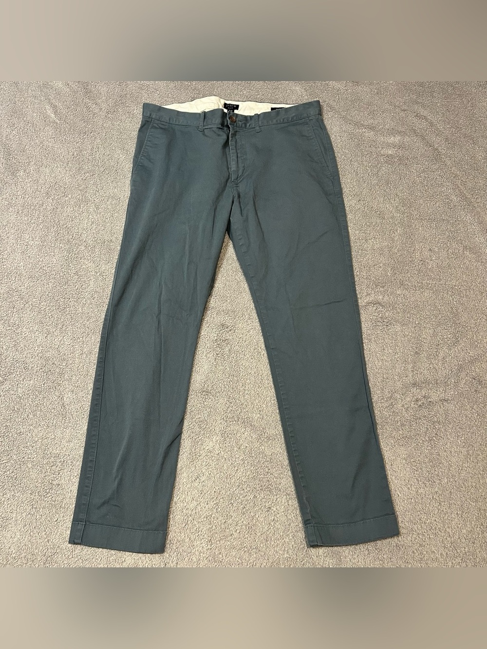 J.CREW Pants Mens Size 33x30 Gray Blue Slim Flex Chino Pants